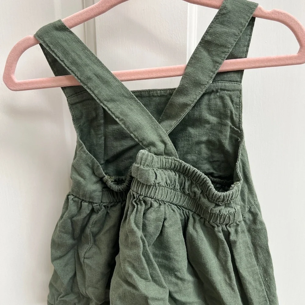Carter’s 24M Olive Green Crisscross Back Formal Tank top Blouse